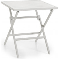 Pöytä Wilkie, taitettava, 72x72cm, valkoinen