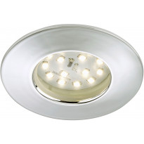 LED-alasvalo Briloner, 5W, IP 44, kromi