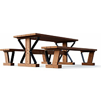 Ruokailuryhmä terassille Broowood Jylhä, 1800mm