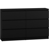 Lipasto MALWA 120x30x77cm musta