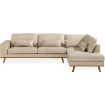 Sohva Copenhagen 4 ist oikea sametti beige