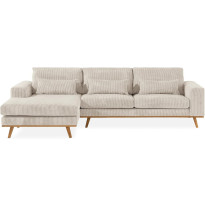 Divaanisohva Copenhagen 4 ist vakosametti vasen beige