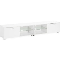 TV-taso Jugansbo 200cm LED-valaistus valkoinen