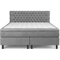 Sänkypaketti Drömvik Celine Medium 210x210cm harmaa/musta