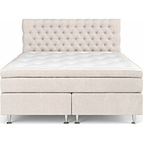 Sänkypaketti Drömvik Celine Medium Memory-patja 160x200cm sametti beige