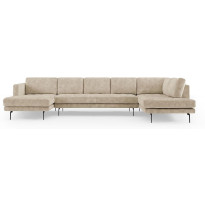 U-sohva Debbi 5 ist beige
