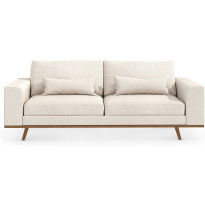 Sohva Copenhagen 3 ist heittotyynyt beige