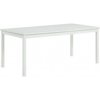 Ruokapöytä Oaxen, 180x80cm, valkoinen