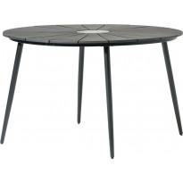 Ruokapöytä Roubai, 120cm, musta