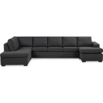 U-sohva Scandinavian Choice Crazy XL 6 ist vasen tummanharmaa
