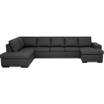 U-sohva Scandinavian Choice Boss L 6 ist antrasiitti vasen