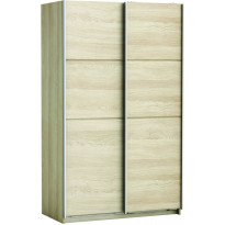 Vaatekaappi liukuovilla Sointu, beige, 121,6cm