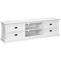 TV-taso Ocean Delight Hampton 180cm hylly 4 laatikkoa valkoinen