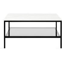 Sohvapöytä Marise 90cm marmori valkoinen/musta