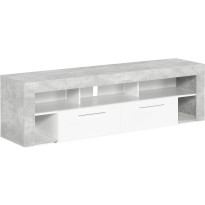 TV-taso Scandinavian Choice Vibio 180cm harmaa/valkoinen