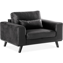 Samettinojatuoli Concept 55 Copenhagen harmaa