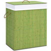 Bambu pyykkikori vihreä 100 l