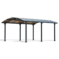 Paviljonki Palram-Canopia Tucson, harmaa, eri kokoja