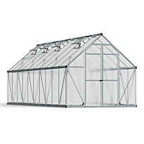 Kasvihuone Palram-Canopia Essence, 14.7m², 8x20ft, hopea
