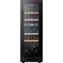Kahden lämpötilan viinikaappi Cavin Arctic Collection 30D Fullglass Black ACD30FGB, musta
