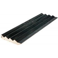 Dyyni-paneeli Cent 15x90mm, mänty, hiili, saunasuoja, eri pituuksia
