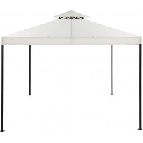 Paviljonki Bermuda 3x4m, luonnonvalkoinen