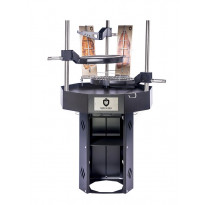 Pihagrilli Carelia Grill® 9K-80 Premium, korkea, ilman huuvaa, musta