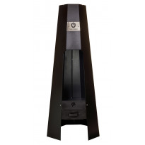 Ulkotulisija Carelia Grill® A-Fire, 1500x600x600mm, musta