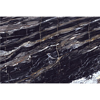 Seinälaatta Caisla Luxury Black Thunder, 600x600 mm, musta/kulta, Verkkokaupan poistotuote