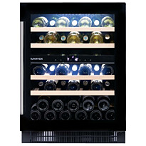 Viinikaappi Dunavox DAUF-39.121DB, 820x595mm, musta