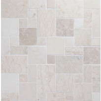 Marmorimosaiikki Qualitystone French Pattern White, verkolla