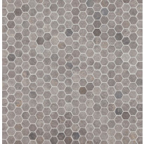 Mosaiikkilaatta Qualitystone Hexagon Mini Light Grey, 30x30mm