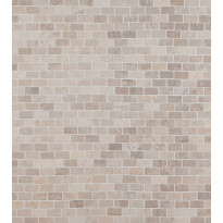 Mosaiikkilaatta Qualitystone Brick Mini White, 20x40mm