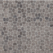 Mosaiikkilaatta Qualitystone Pentagon Mini Light Grey, 30x50mm