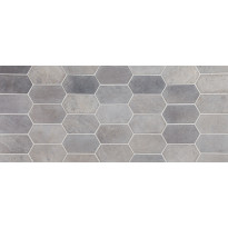 Luonnonkivilaatta Qualitystone Picket Light Grey Marble, 100x200mm