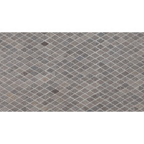 Mosaiikkilaatta Qualitystone Diamond Mini Light Grey, 35x55mm