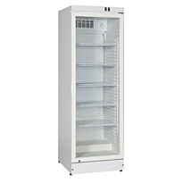 Jääkaappi lasiovella Scandomestic DC389WD, 60cm, lasiovella, valkoinen