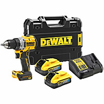 Akkuporakone/väännin DeWalt XR DCD800H2T-QW, 90Nm, 18V, 2x5.0Ah PowerStack akuilla + TSTAK