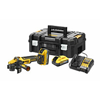 Akkukulmahiomakone DeWalt XR Flexvolt Advantage DCG409H2T-QW, Ø125mm, 18V, 2x5.0Ah akuilla + TSTAK