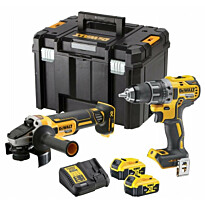 Akkutyökalusarja DeWalt XR DCK2020P2T-QW, 2 työkalua, 18V, 2x5.0Ah akuilla + TSTAK
