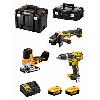 Akkutyökalusarja DeWalt XR DCK329P2T-QW, 3 työkalua, 18V, 2x5.0Ah akuilla + TSTAK