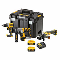 Akkutyökalusarja DeWalt XR DCK355P2T-QW, 3 työkalua, 18V, 2x5.0Ah akuilla + TSTAK