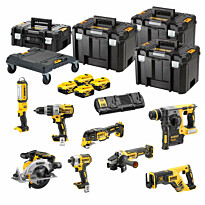 Akkutyökalusarja DeWalt XR DCK853P4T-QW, 8 työkalua, 18V, 4x5.0Ah akuilla + ToughSystem