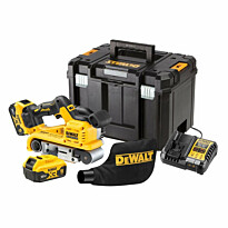 Akkunauha/laikkahiomakone DeWalt XR DCW220P2-QW, 320m/min, 18V, 2x5.0Ah akuilla + TSTAK