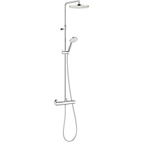 Sadesuihkusetti Damixa Core, termostaattihanalla, suihkupää ⌀230mm, kiiltävä kromi