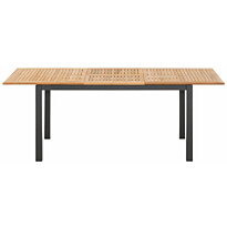 Jatkettava pöytä 4Living, 156-214 cm, tiikkikansi
