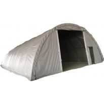 Pressutalli kalustolle Prohall Grey, 20x9.15x4.5m, oviaukko 3.5x3.7m, 900g/m2