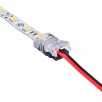 LED-nauhaliitin FTLIGHT Pro, 10mm, IP65, nauha/johto, 5kpl/pss