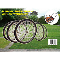 Maitokärryn vararengas Mag-Pro Garden 26&quot;