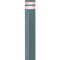 LED-pollarivalaisin LED Energie Haag, E27 40W, 800mm, harmaa